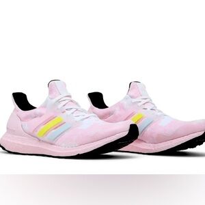 Adidas UltraBoost Pastel Pink Womens Sz6 Multicolor H02810 Rare Limited